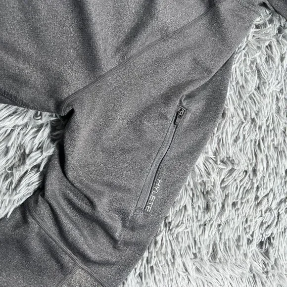 Hylete Jacket Extra Large Gray Hoodie Full Zip Athletic Workout Gym Pocket Mens - Picture 12 of 16